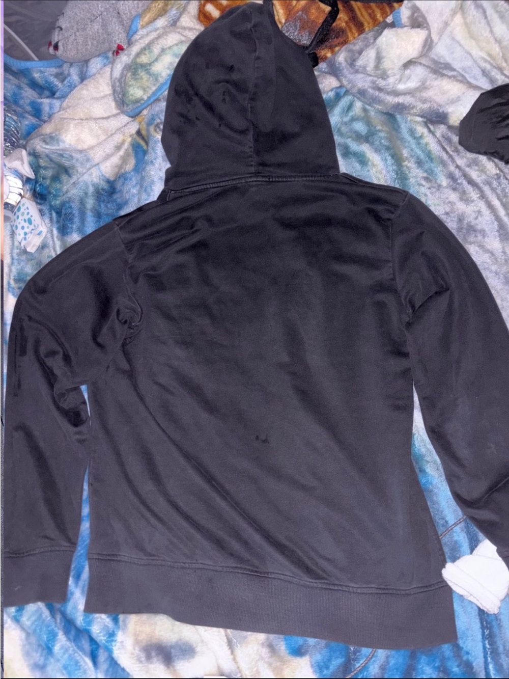 Dior Black Hoodie with Blue KAWS Graphic - Picture 4 of 4